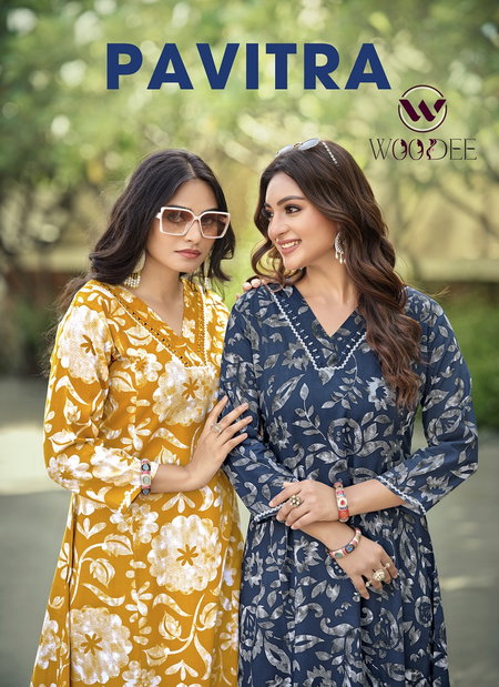 Pavitra By Woodee Fancy Rayon Printed Co Ord Set Wholesale Shop In Surat

